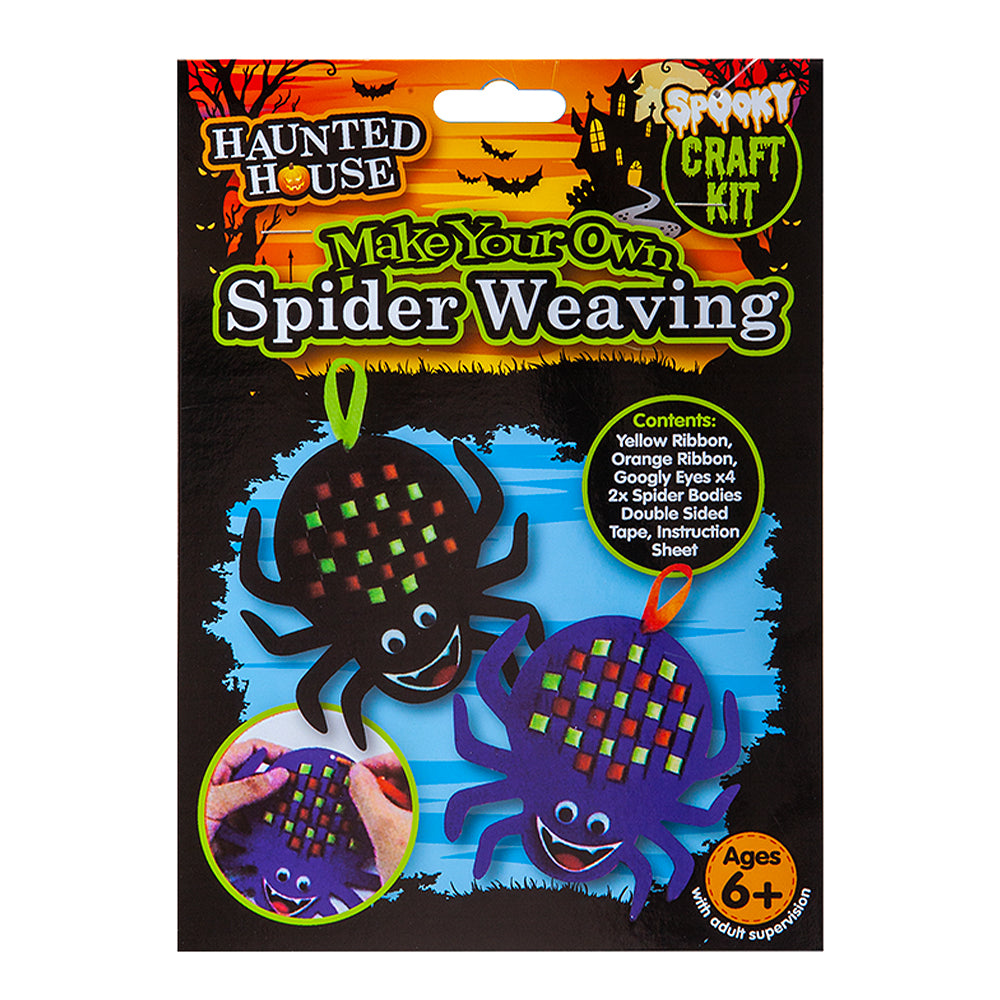 Make Your Own Spider Weaving Spooky Halloween Craft Kit