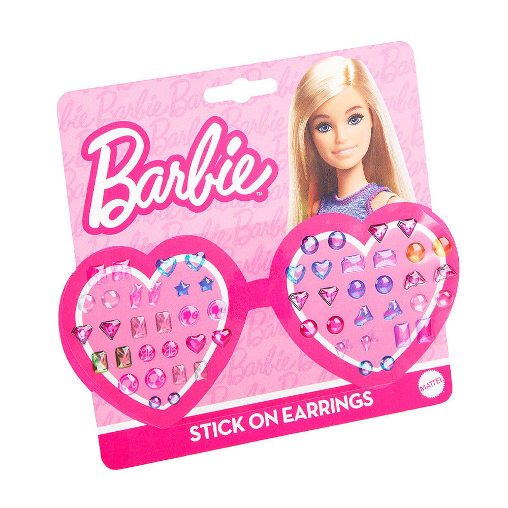 Barbie Stick On Earrings Pretend Fashion Jewellery Pack