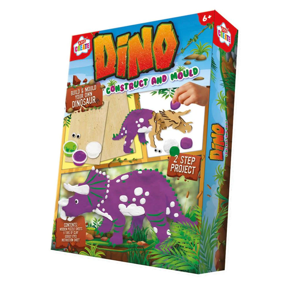 Dinosaur Construct Build & Mould Play Set