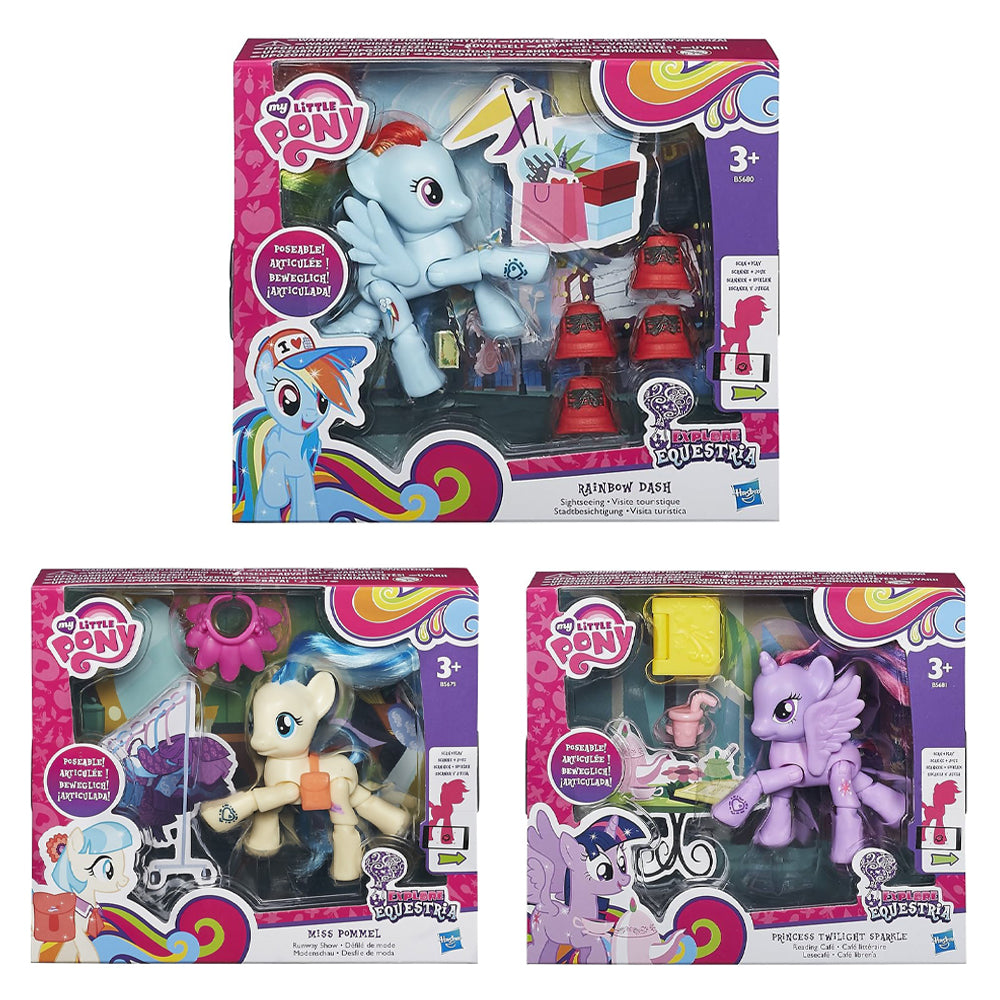 My Little Pony Explore Equestria Poseable Pony Figure Playset