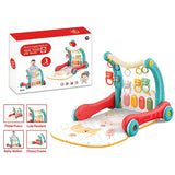 Multi-Function 2-In-1 Pedal Piano Baby Walker Frame Toy