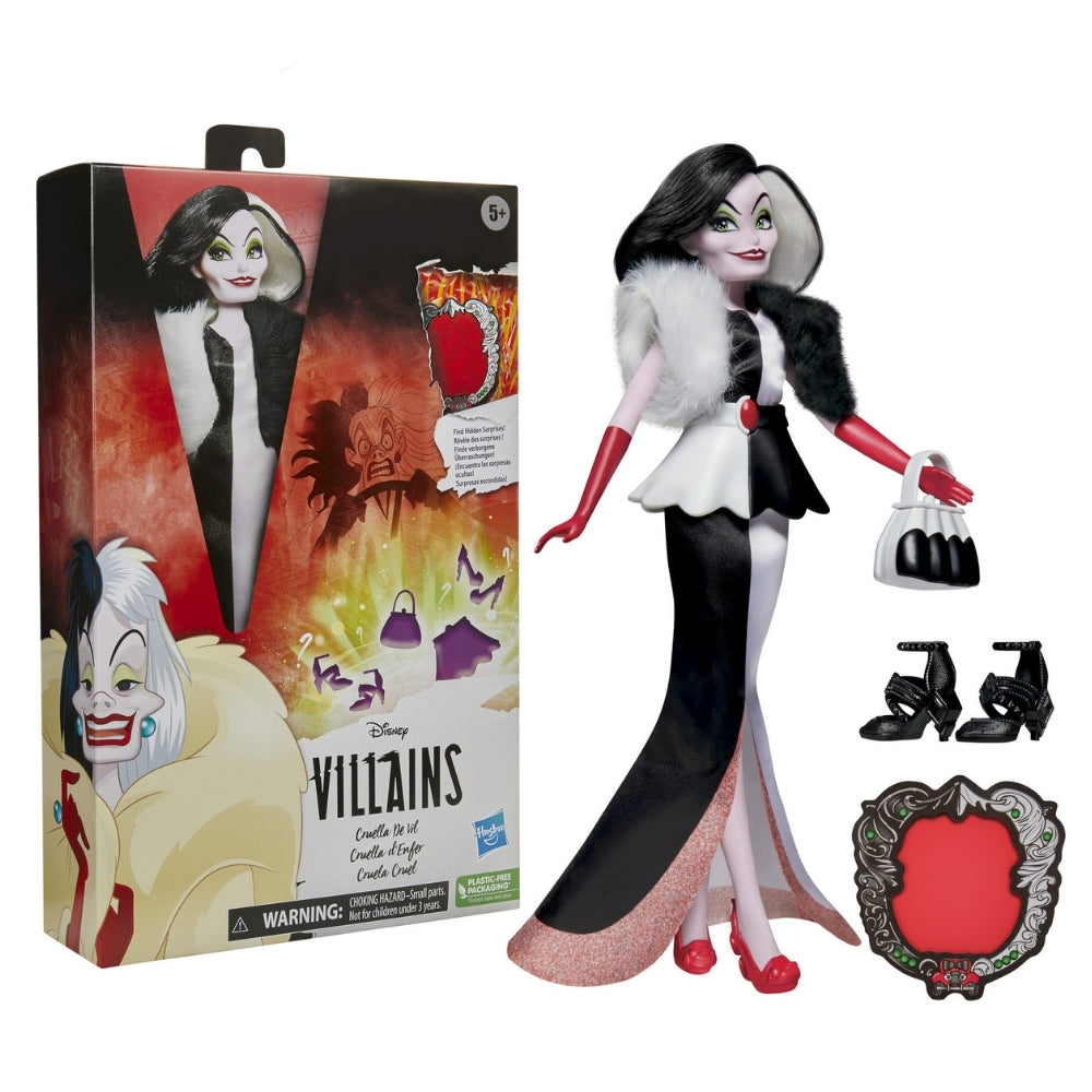 Disney Villains Cruella De Vil 12" Fashion Doll Hasbro Toy