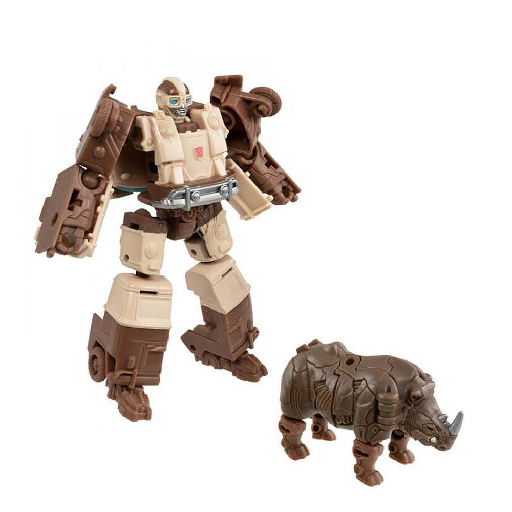 Transformers Rise Of The Beasts Wheeljack & Rhinox Action Figure Playset