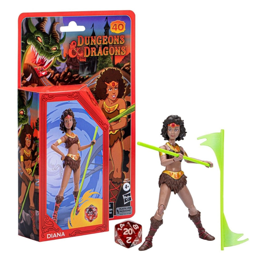 Dungeons & Dragons Diana Cartoon Classic 6" Hasbro Action Figure