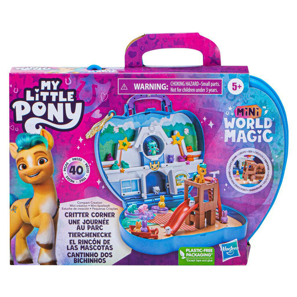 My Little Pony Mini World Magic Critter Corner Compact Creation 40pc+ Playset