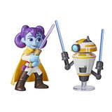 Star Wars Young Jedi Adventures Lightsaber Duel Lys Solay & Training Droid Action Figure Playset