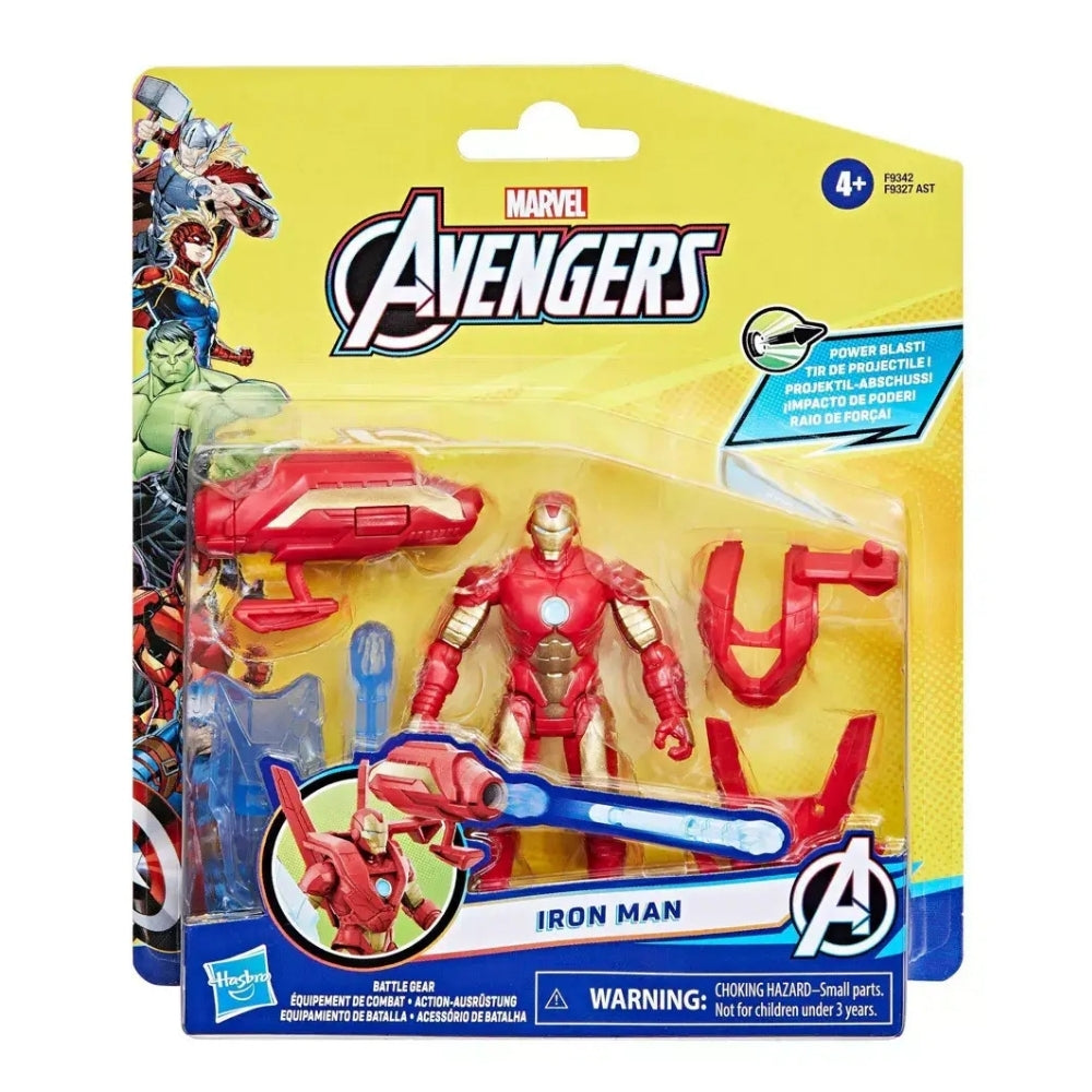 Marvel Avengers Battle Gear Iron Man 4" Action Figure