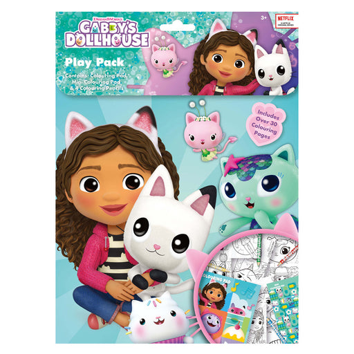 Gabby's Dollhouse Play Pack With Colouring Pads & Pencils