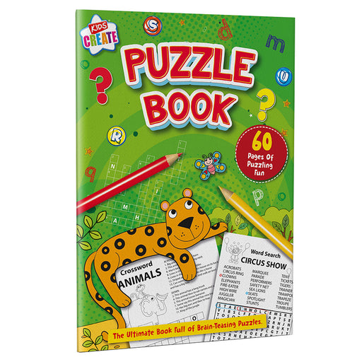 Kids Create 60 Page Puzzle Book