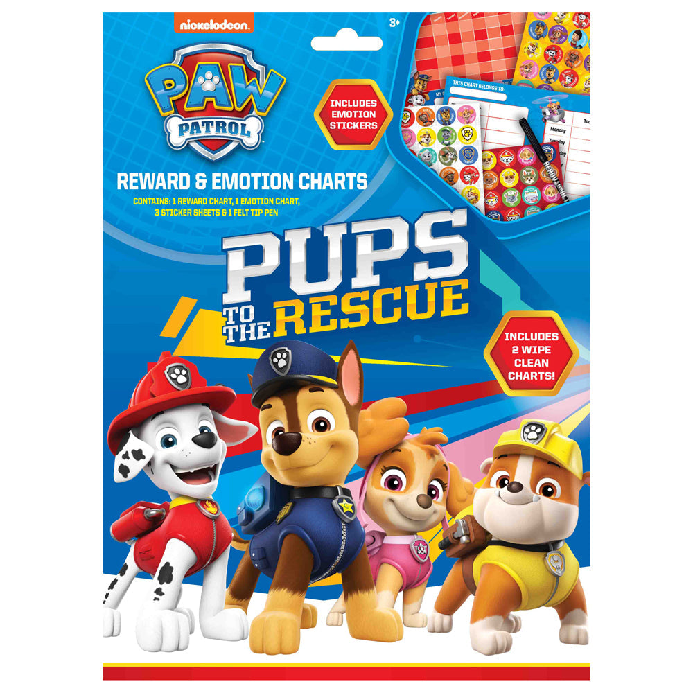 Paw Patrol Reward & Emotions Charts With Stickers