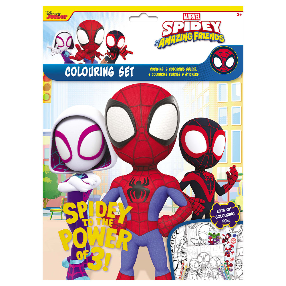 Marvel Spidey & His Amazing Friends Spider-Man Colouring Set