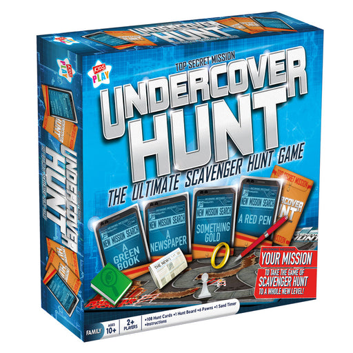 Top Secret Mission Undercover Hunt Scavenger Hunt Board Game