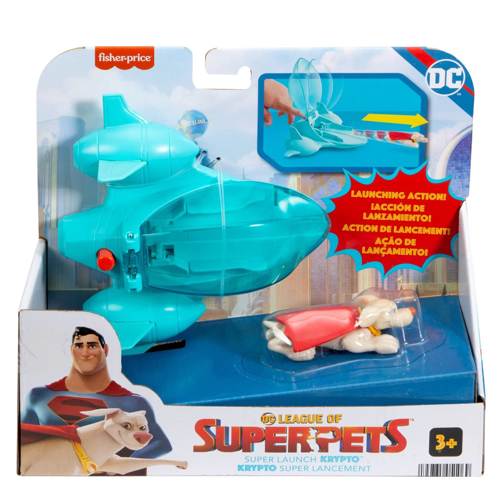 DC League Of Super Pets Super Launch Krypto Vehicle & Figure