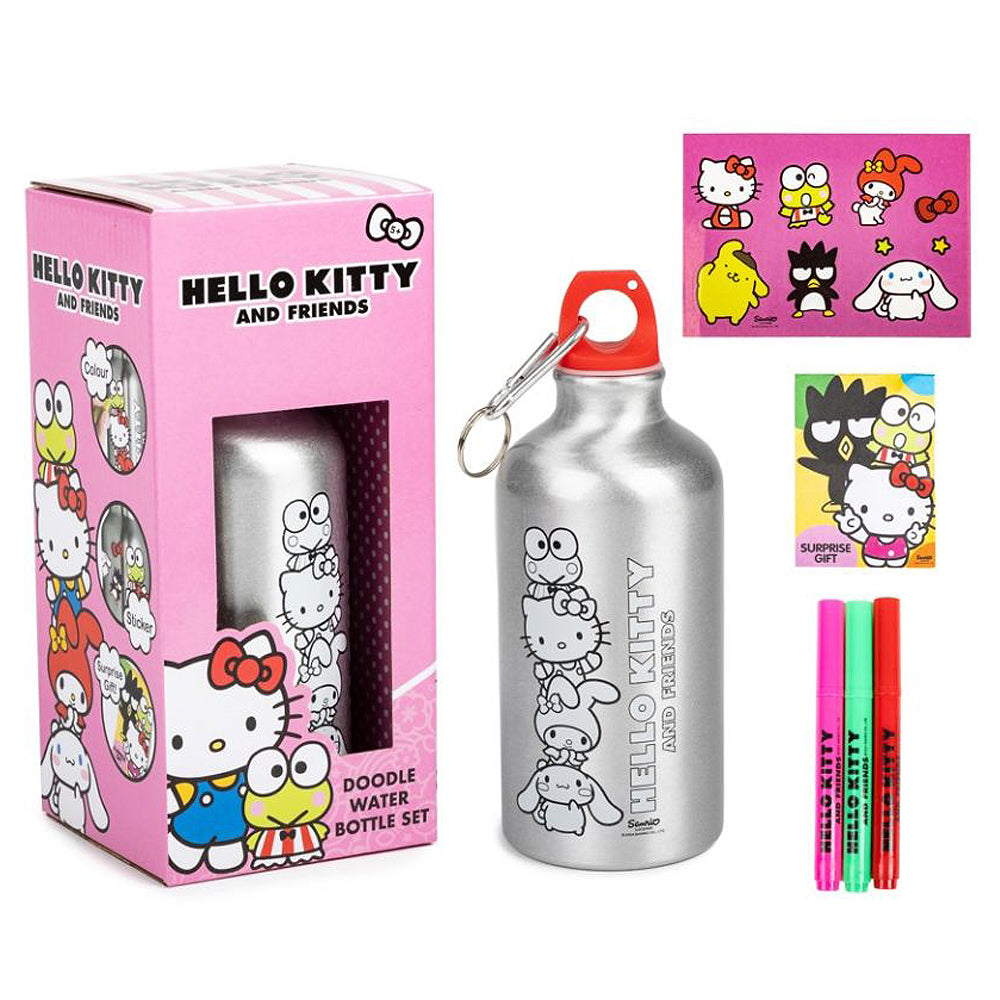 Hello Kitty Decorate Your Own Water Bottle Craft Set