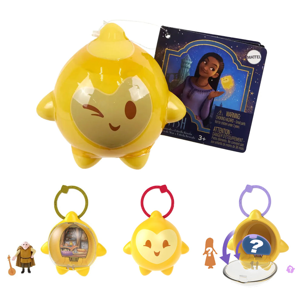 Disney Wish Star Reveal Mini Figure Surprise Keychain Blind Box