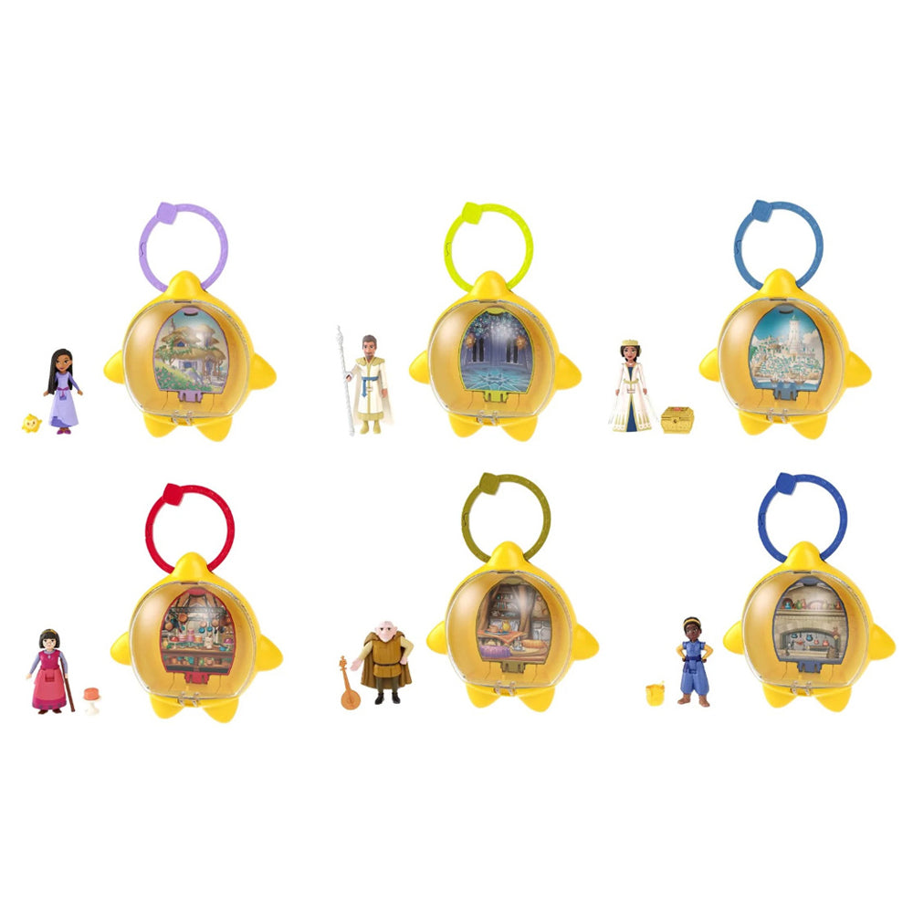 Disney Wish Star Reveal Mini Figure Surprise Keychain Blind Box