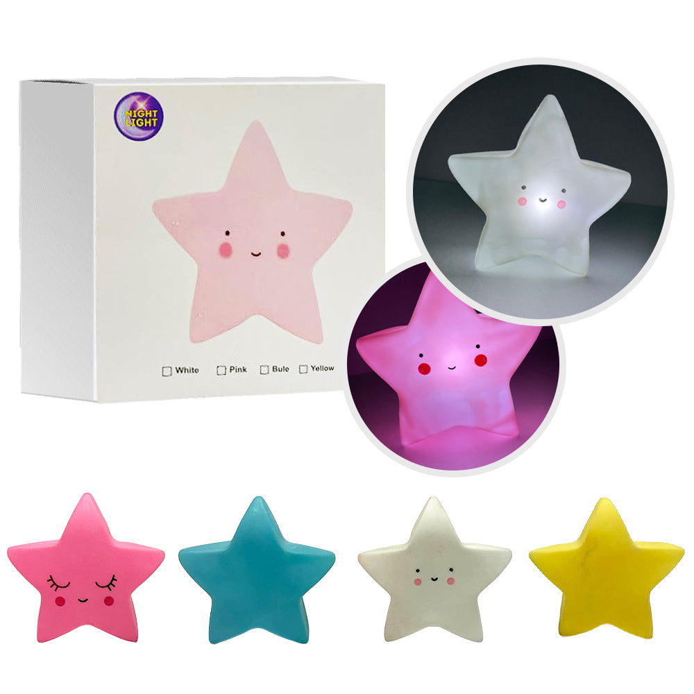 Star Shape 13cm Kids Bedroom Night Light