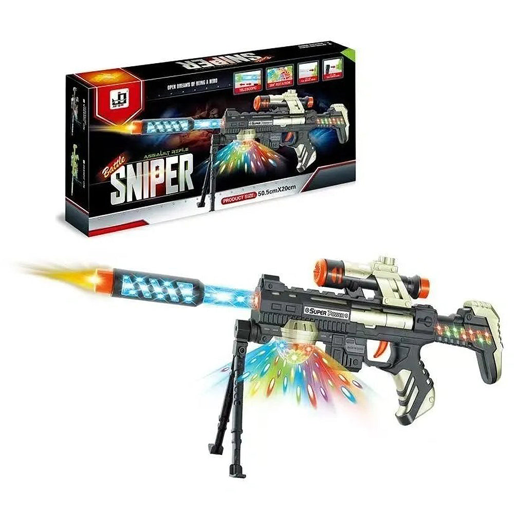 Sniper Rifle Light-Up Pretend Play Toy