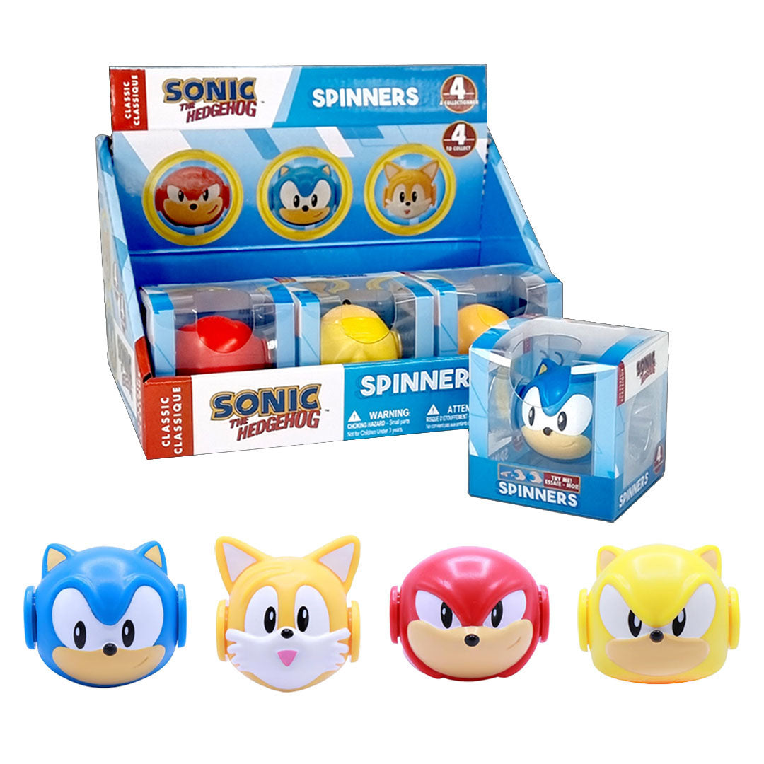 Sonic The Hedgehog Spinners Fidget Sensory Toy Figure