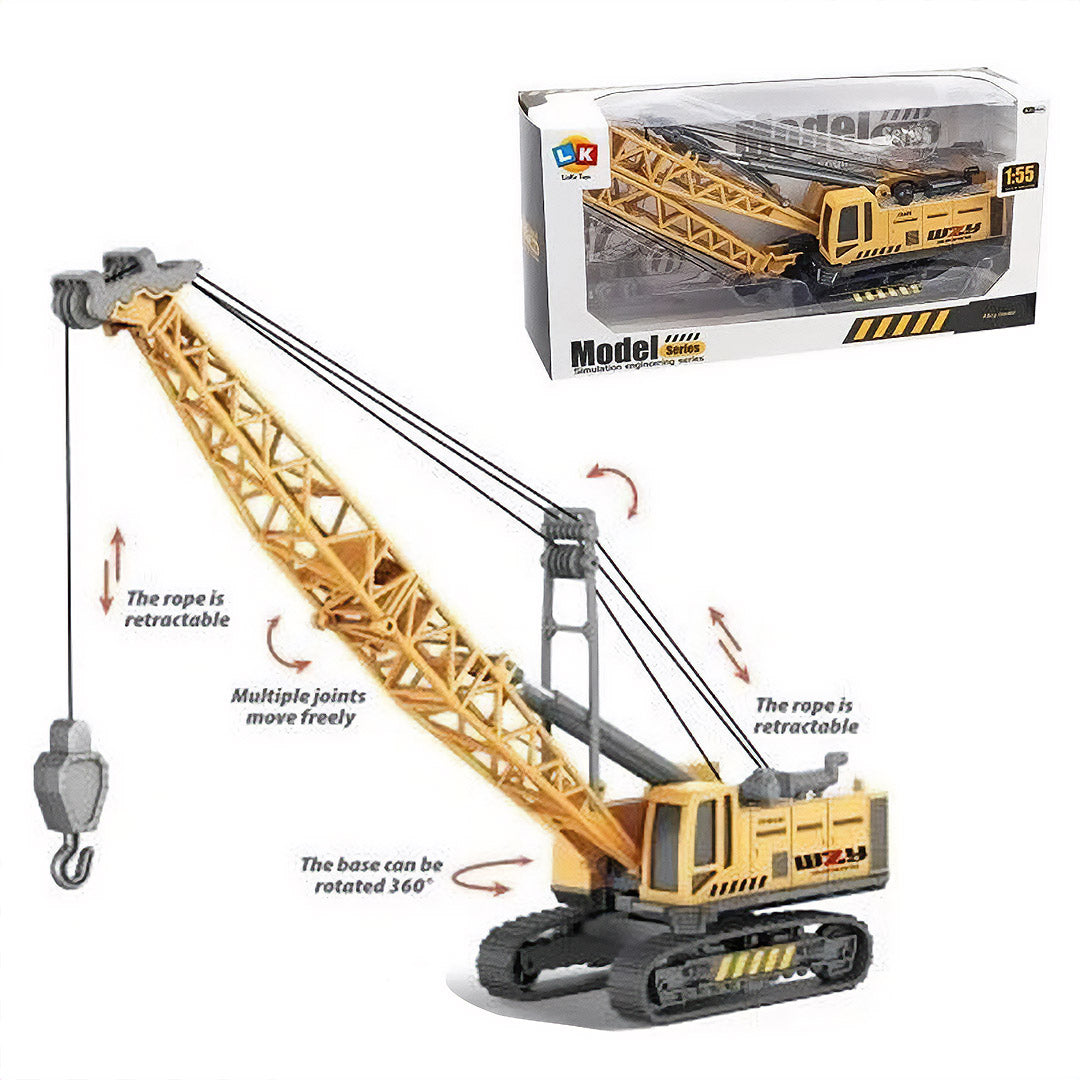 Construction Crane Die-Cast 1:55 Scale Vehicle