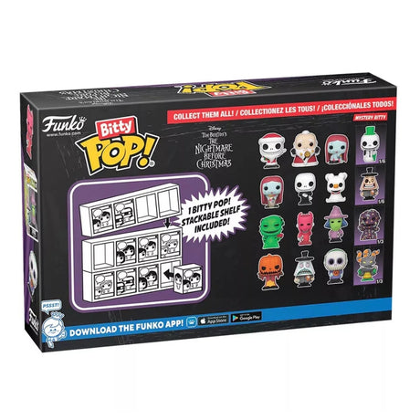 Funko Bitty Pop Disney The Nightmare Before Christmas Collectible Figure 4 Pack Set