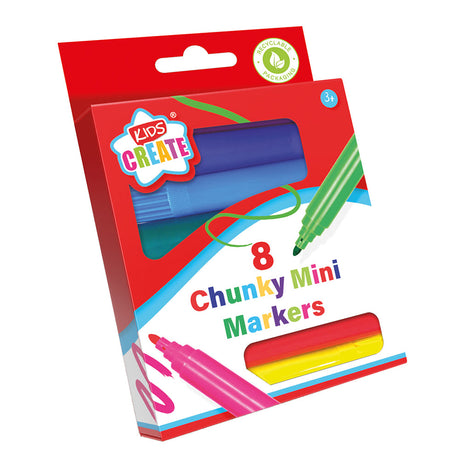 Chunky Mini Markers 8pk