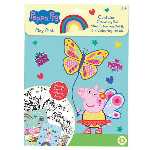 Peppa Pig Play Pack With Colouring Pads & Pencils