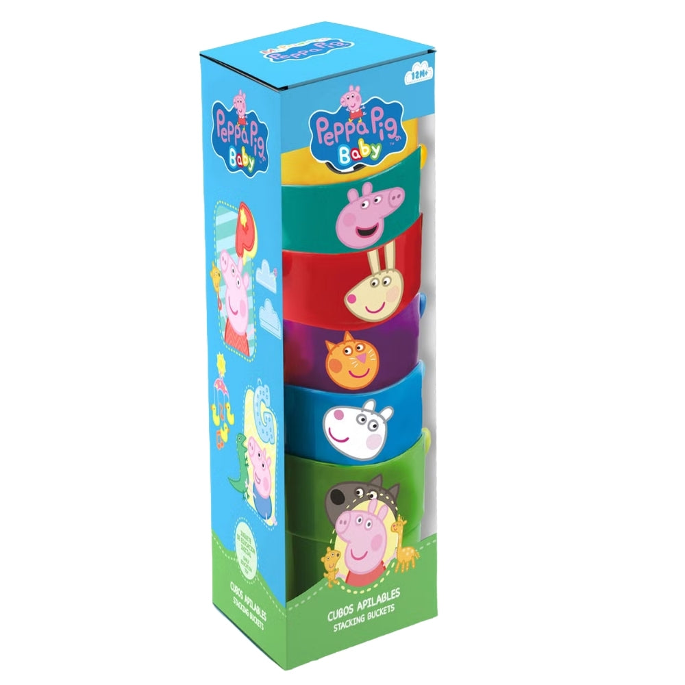 Peppa Pig Baby Stacking Buckets Play Set