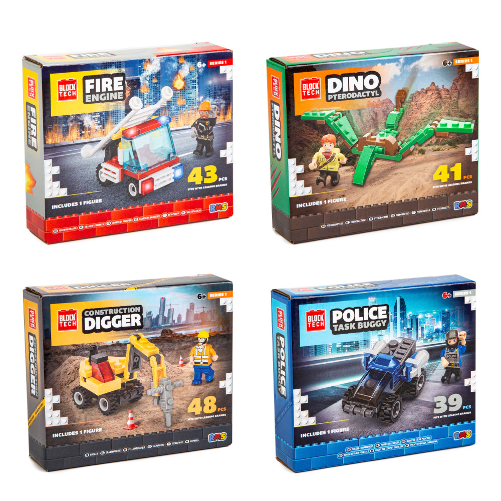 Block Tech Mini Buildz Building Brick Playset