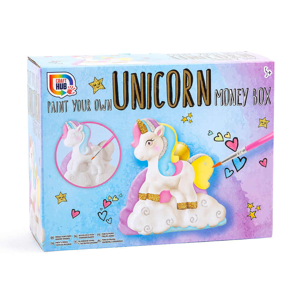 Paint Your Own Unicorn Money Bank Craft Kit