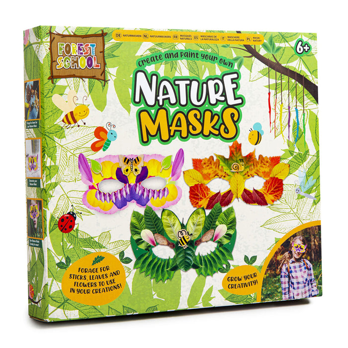 Forest School Create & Paint Your Own Nature Masks Play Set
