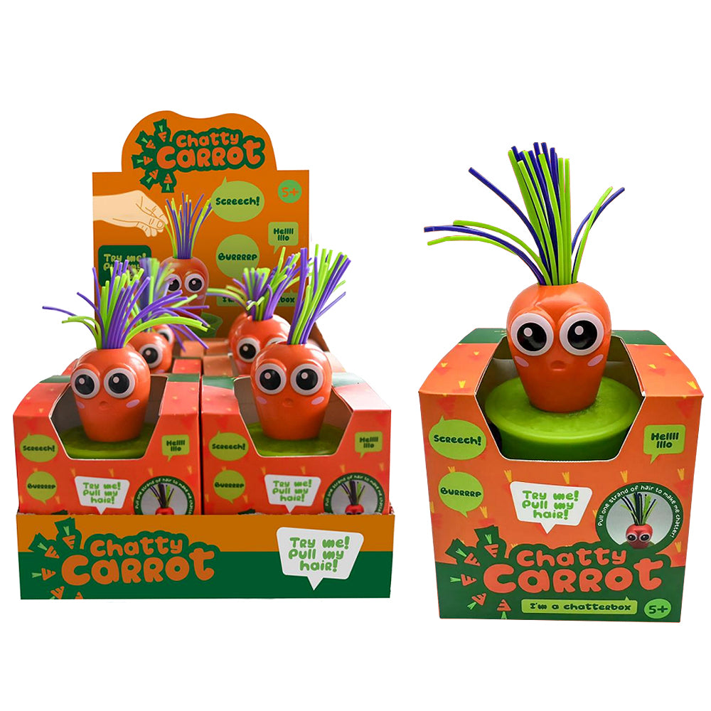 Chatty Carrot Novelty Mini Figure With Sound