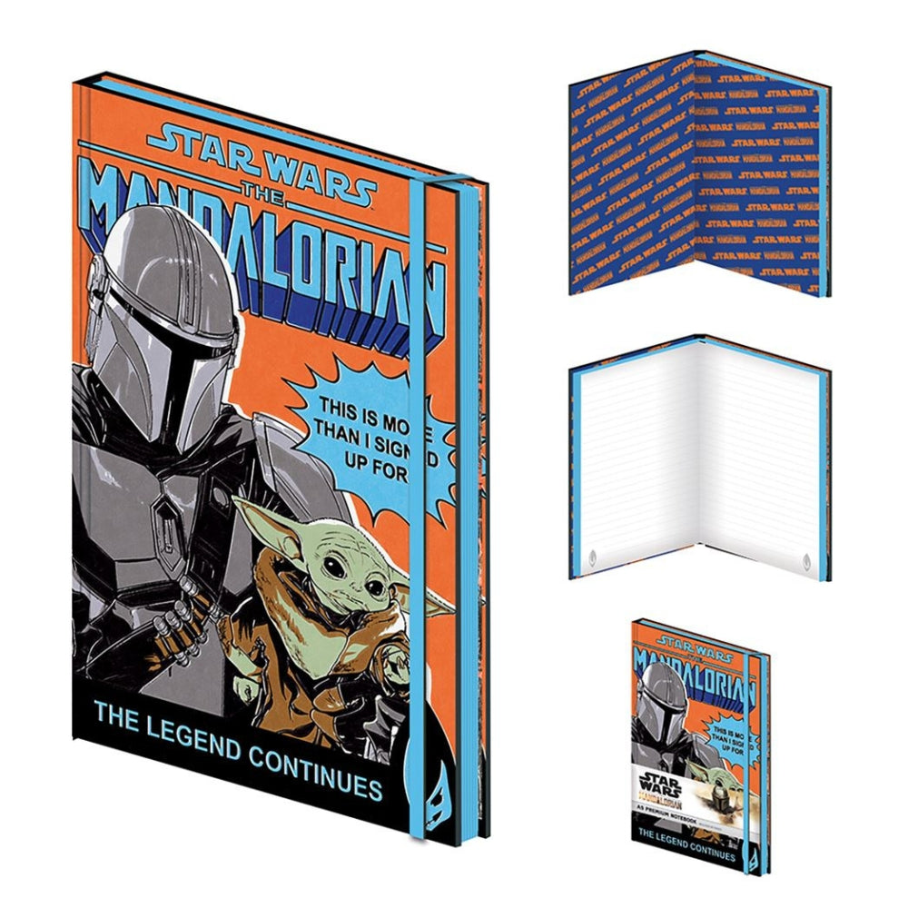 Star Wars The Mandalorian More Than I Signed Up For Premium A5 Notebook