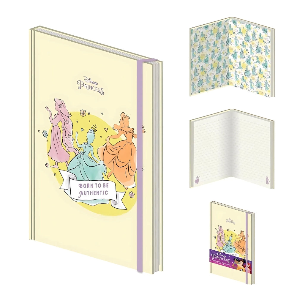 Disney Princess Born To Be Authentic Premium A5 Notebook