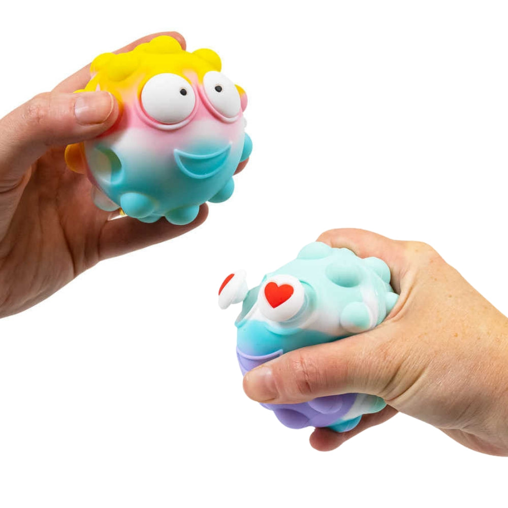 Push Popper Eye Pop Ball Fidget Sensory Toy