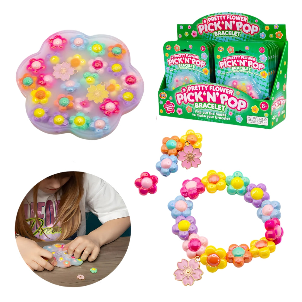 Pick 'n' Pop Pretty Flower Bracelet Fidget Sensory Toy