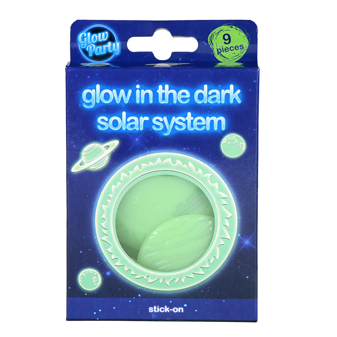 Glow In The Dark Solar System Mini Sticker Pack