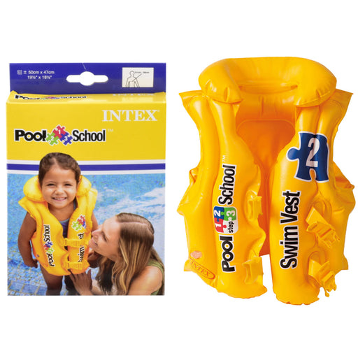 Intex Pool School Deluxe Swim Vest 3-6yrs