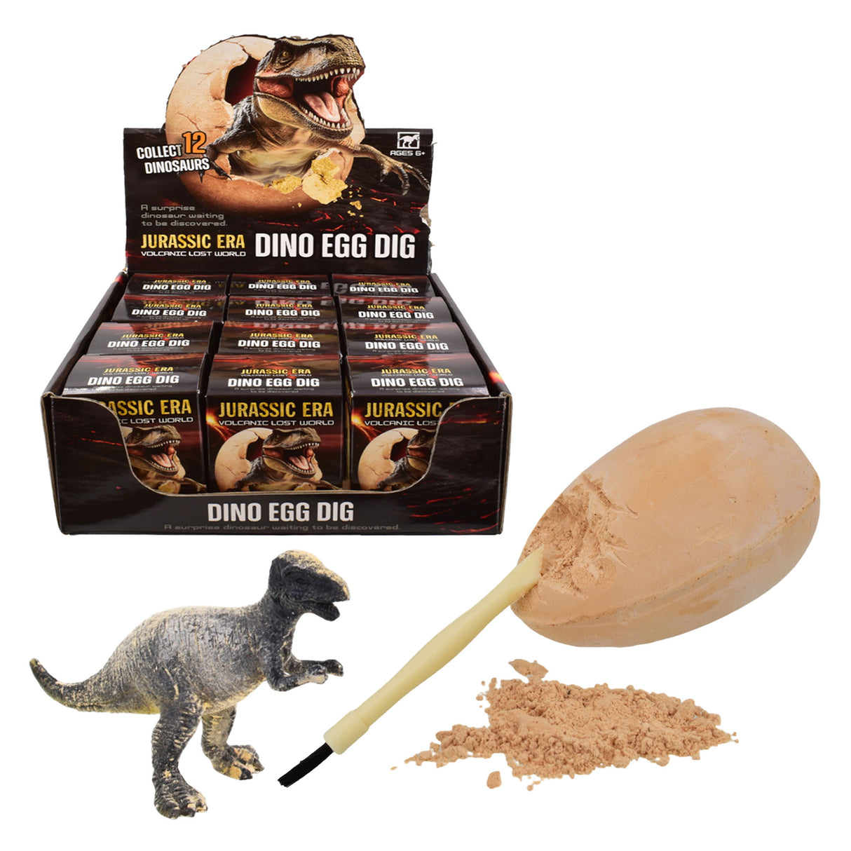 Jurassic Era Dino Egg Dig With Mystery Figure