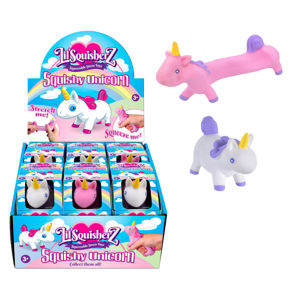 Lil' Squisherz Squishy Unicorn Stretchy Fidget Sensory Toy