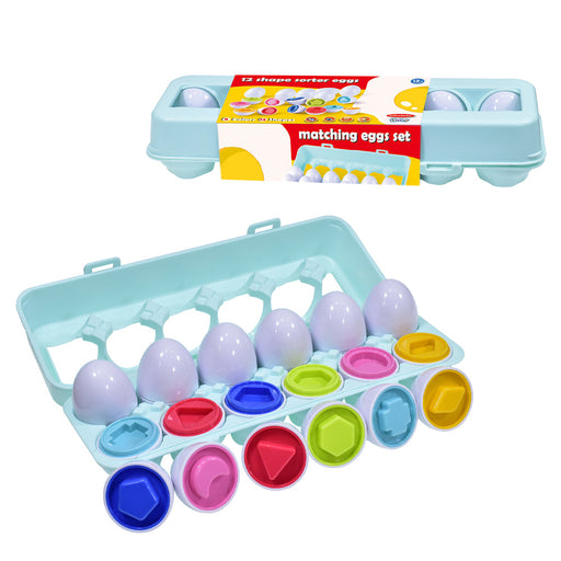 Shape Sorter Matching Eggs Baby Toddler Play Set