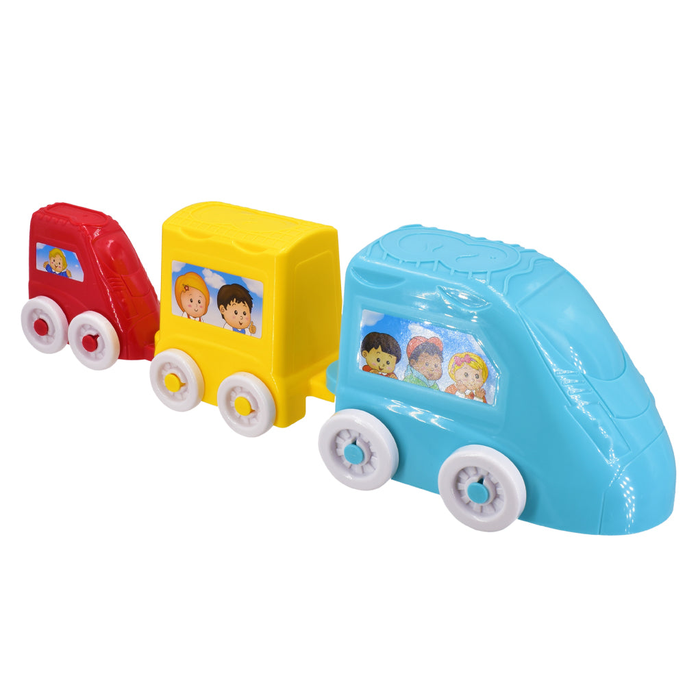 Stacking High-Speed Railway Pull Along Train Play Set