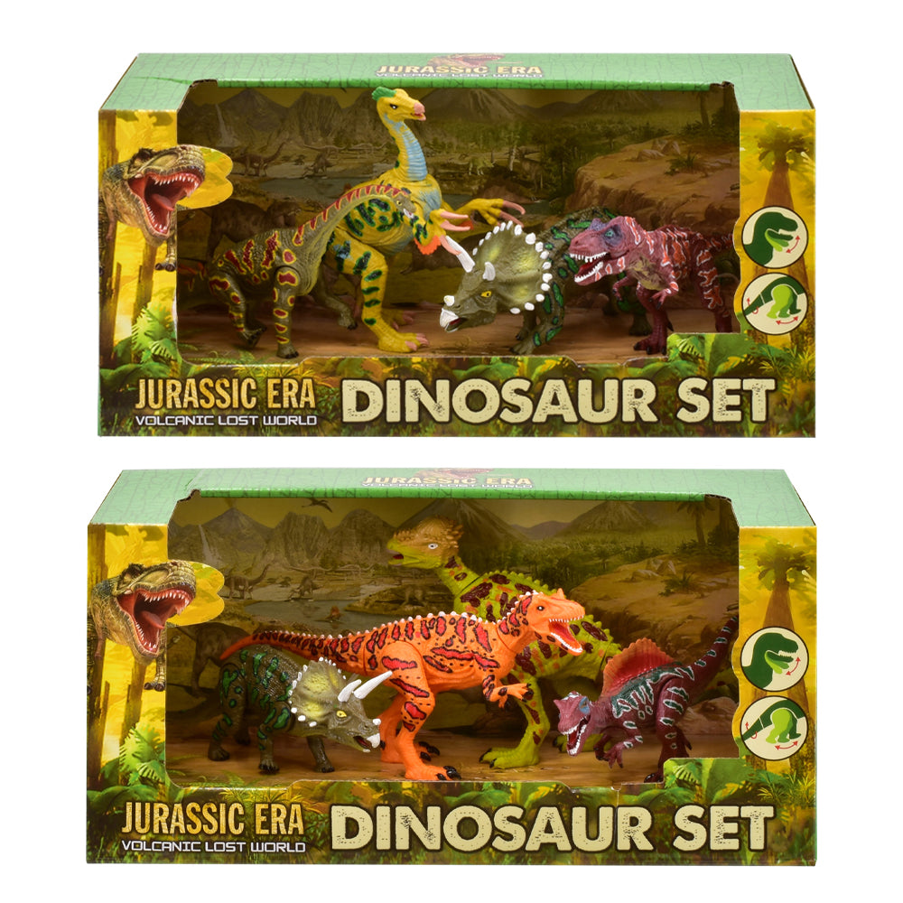 Jurassic Era 4pc Dinosaur Figure Play Set