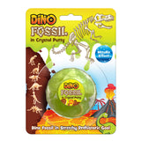 Dino Fossil Dinosaur Skeleton Mini Figure In Crystal Putty