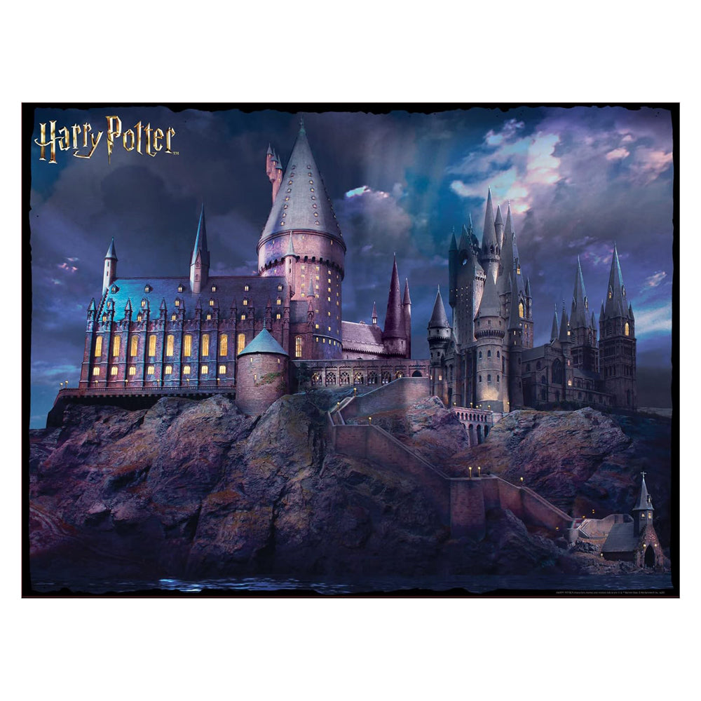 Harry Potter Hogwarts Castle Day To Night Scratch Off Jigsaw Puzzle 500pc