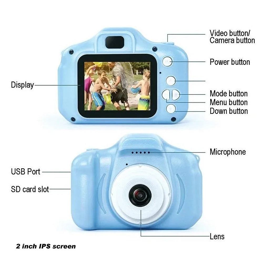 Kids Cartoon Camera & 1GB Storage