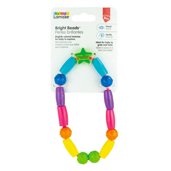 Lamaze Bright Beads Teething Ring Soother Baby Toy