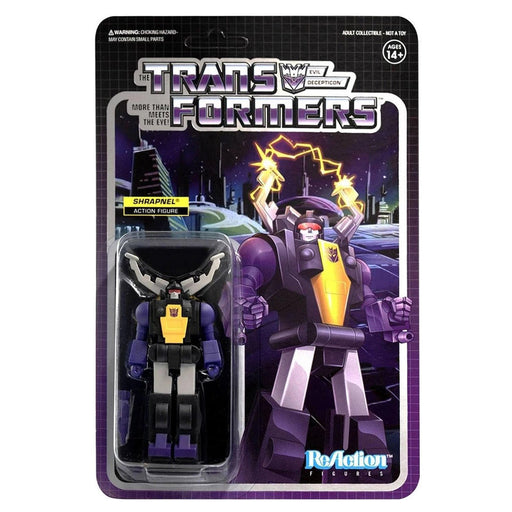 Transformers Shrapnel Super7 ReAction 3.75" Collectible Figure