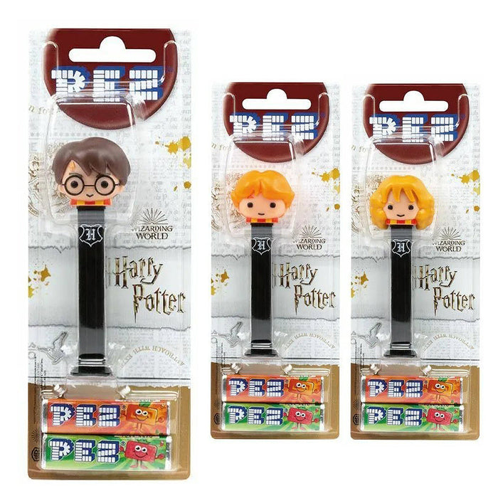 Harry Potter Pez Dispenser + 2  Refill Packs