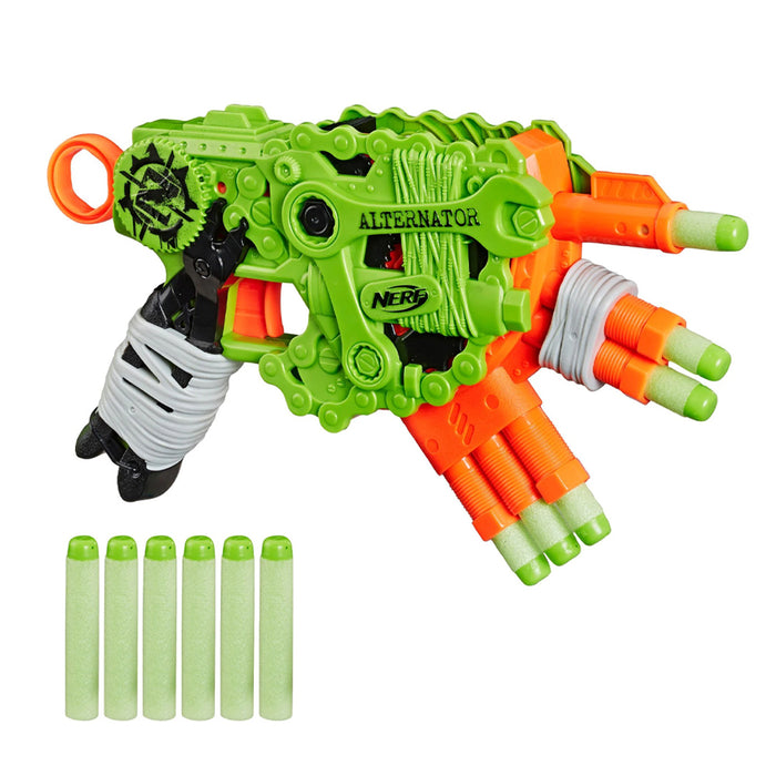 Nerf Zombie Strike Alternator Blaster + 12 Elite Darts
